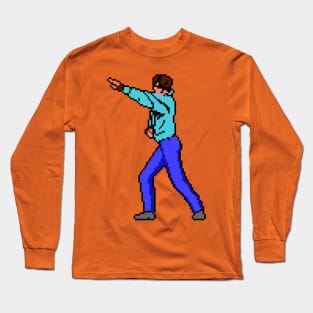 8 Bit Kamen Kotaro Long Sleeve T-Shirt